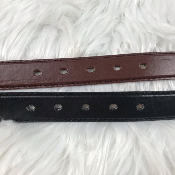 ❌SOLD❌2 Men’s Genuine Leather Belts 34-36” Waist - Picture 3 of 5